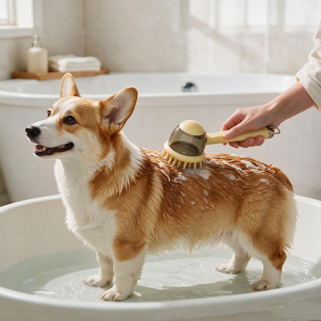 Silicone Pet Bath & Massage Brush