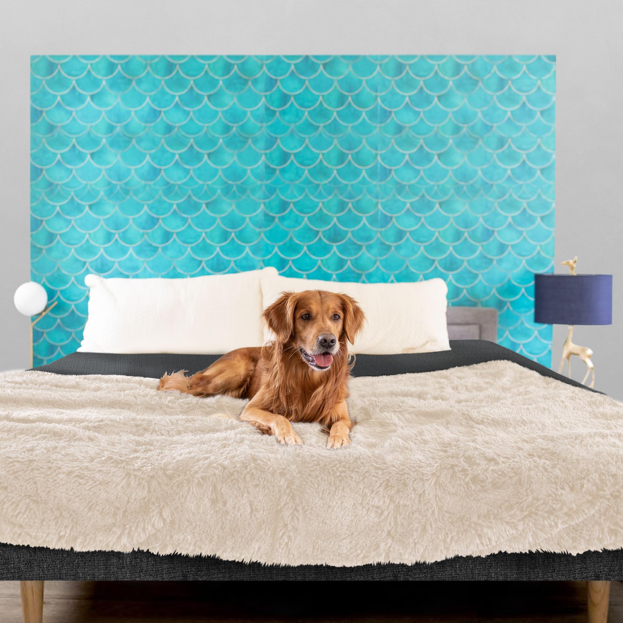 Waterproof Faux Fur Pet Throw Blanket