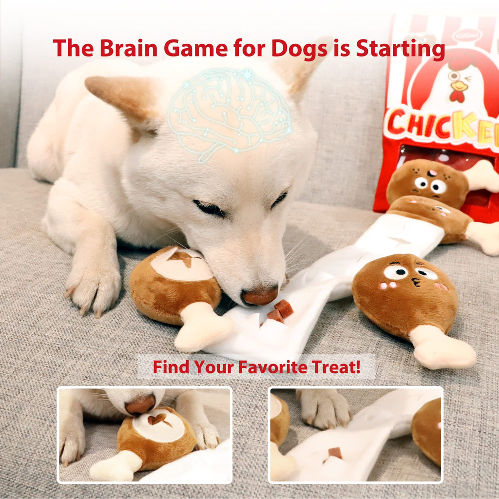 Interactive Dog Puzzle & Treat Dispenser Toy Set