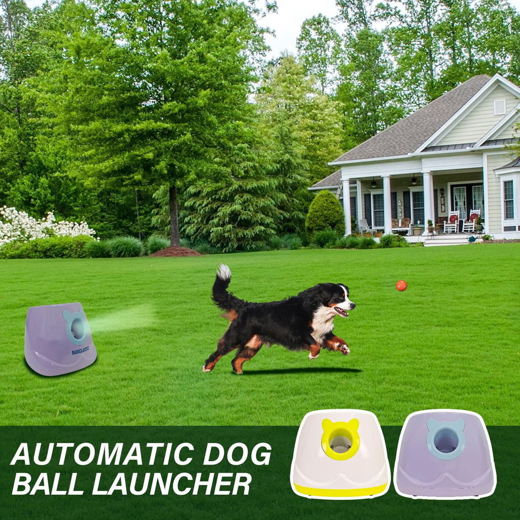 MKSY Automatic Dog Ball Launcher - Interactive Pet Toy with Balls