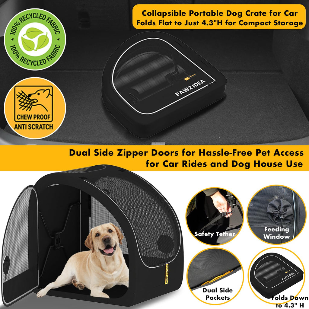 Collapsible Soft-Sided Dog Travel Crate