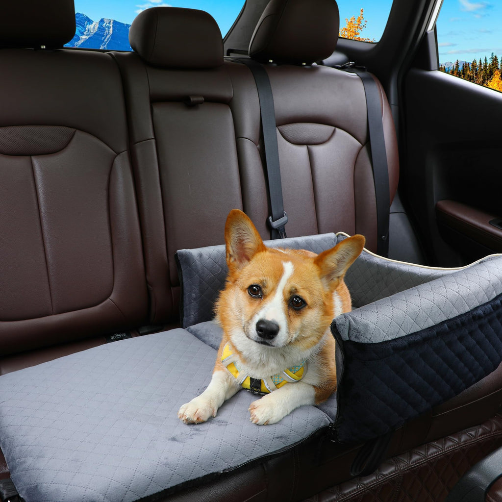 Dog Car Seat for Small Dogs&Dog Bed 2 in1