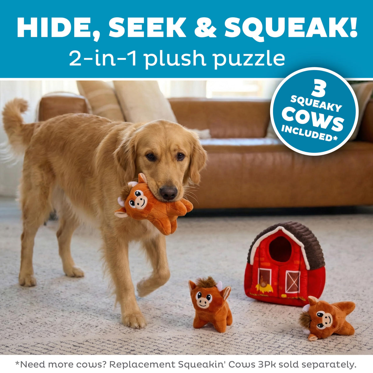 Outward Hound Squeakin’ Plush Replacement Dog Toys