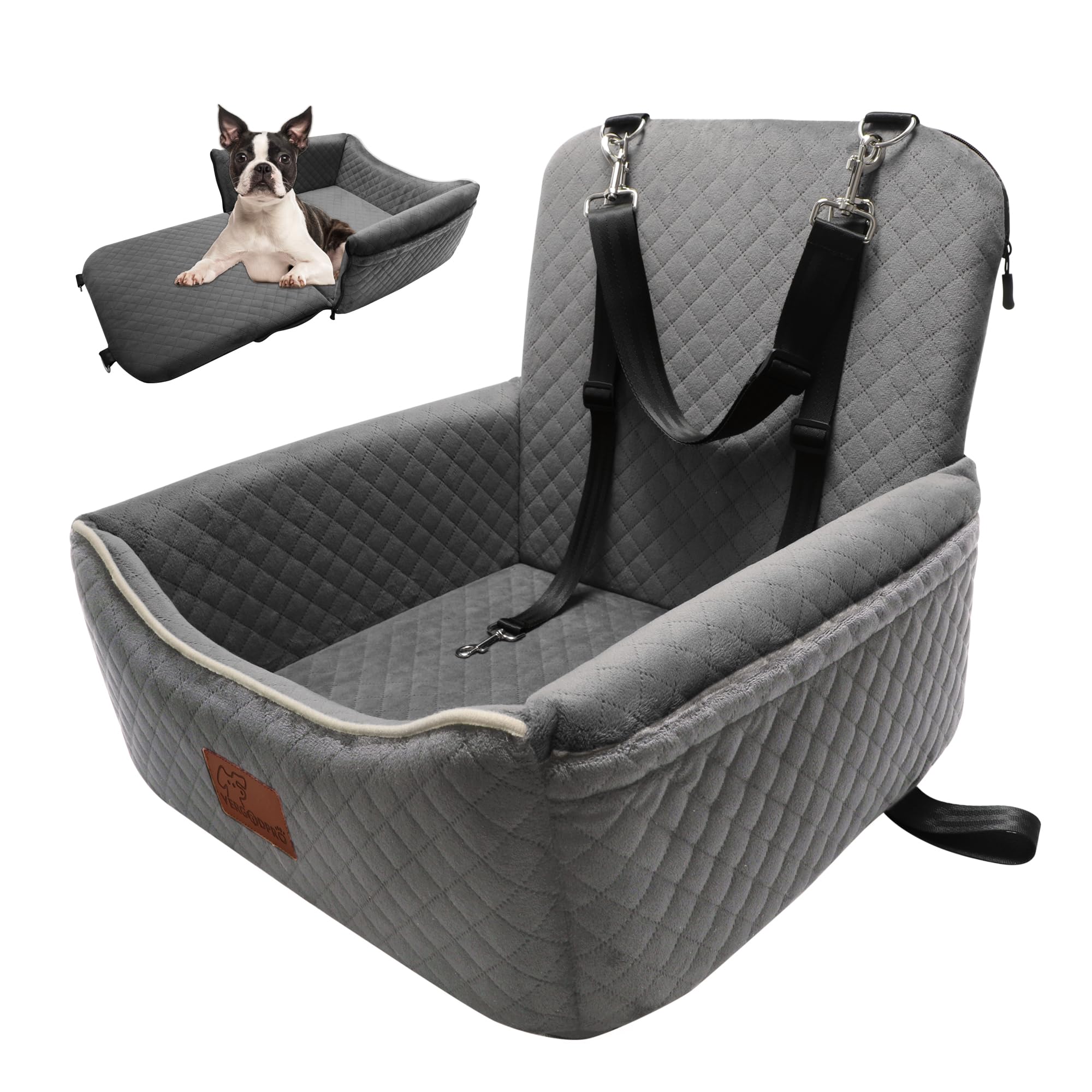 Dog Car Seat for Small Dogs&Dog Bed 2 in1