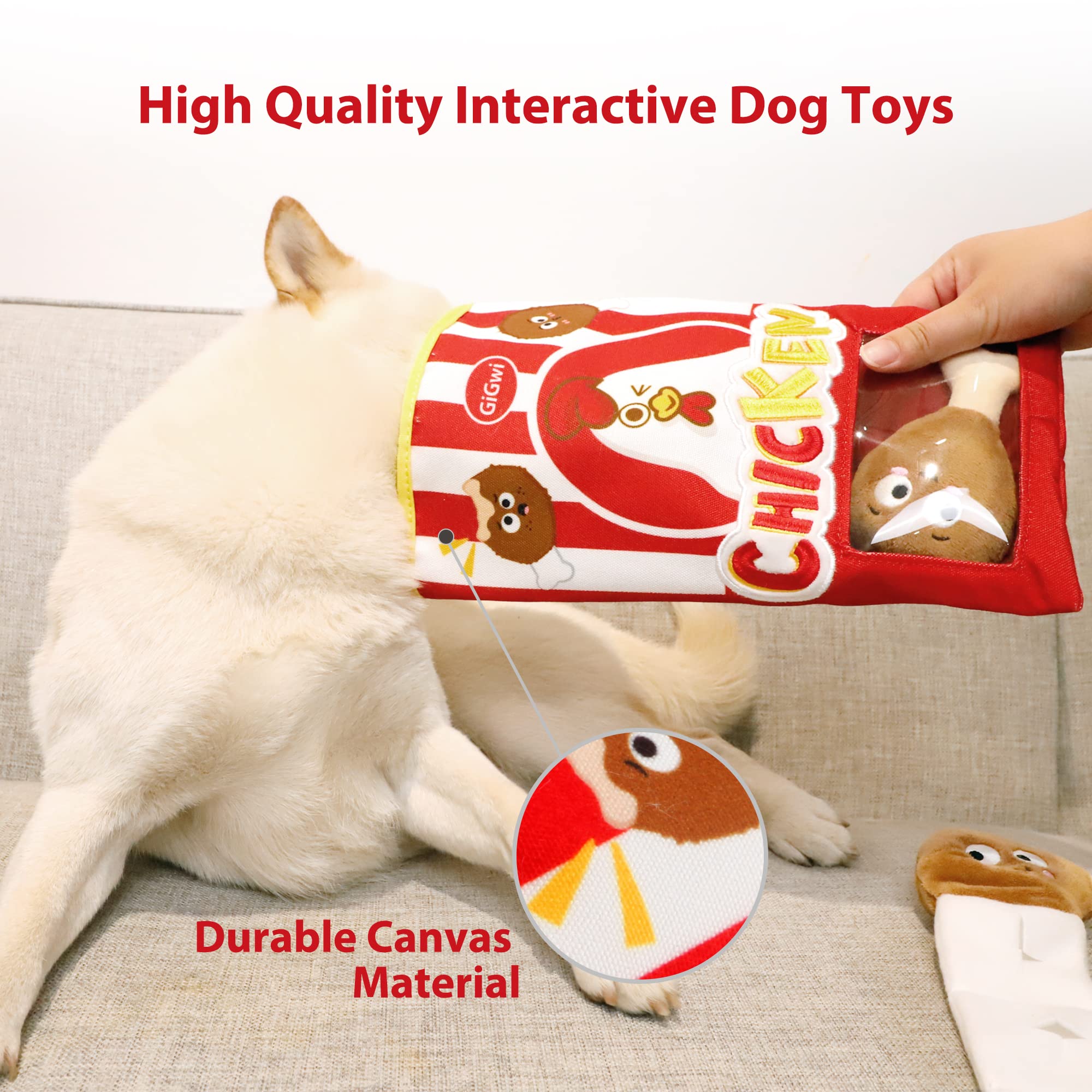 Interactive Dog Puzzle & Treat Dispenser Toy Set