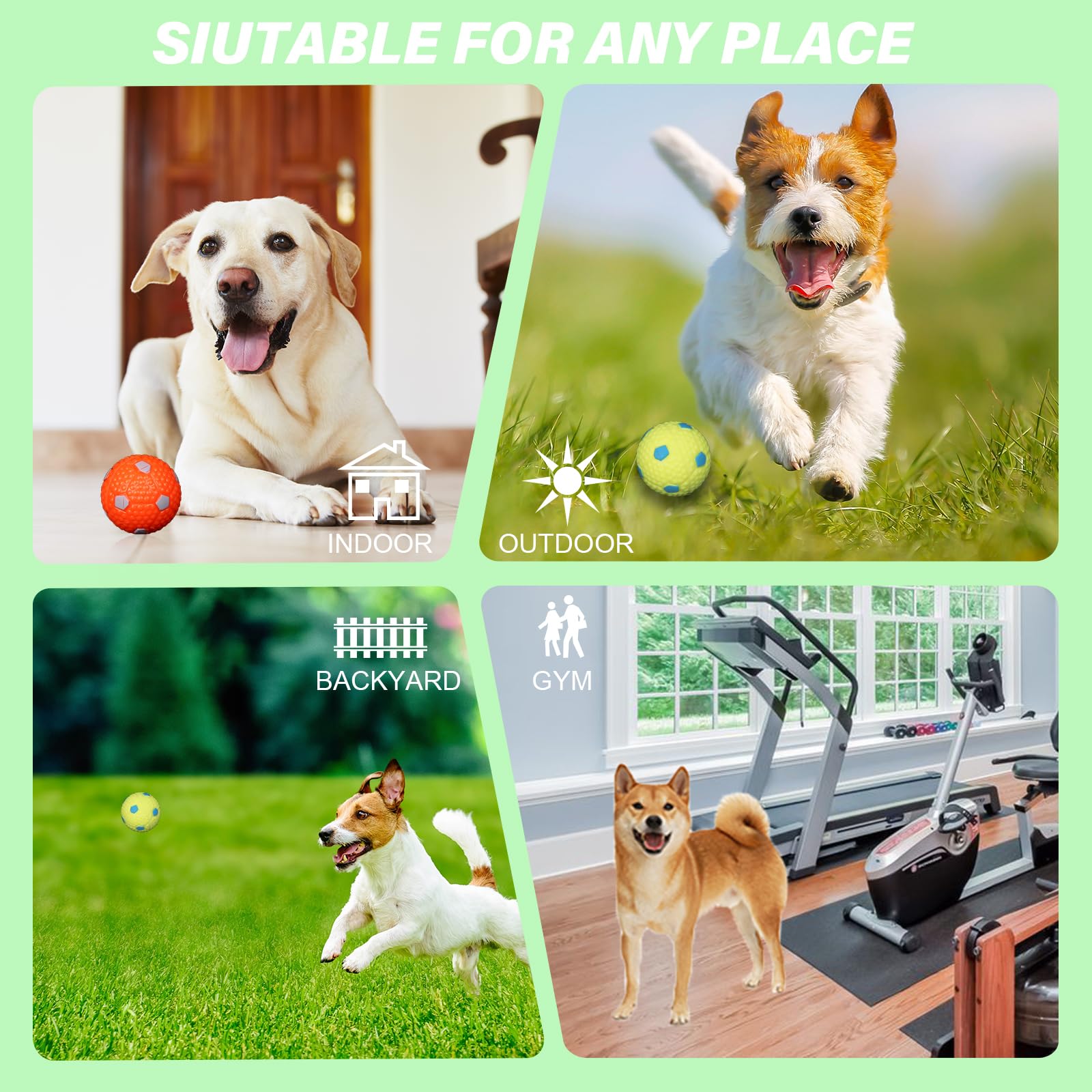 MKSY Automatic Dog Ball Launcher - Interactive Pet Toy with Balls